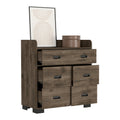 Dresser Wuuman, Bedroom, Dark Brown Dark Brown Particle Board Particle Board