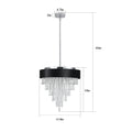 Modern Crystal Chandelier For Living Room Round Cristal Lamp Luxury Home Decor Light Fixture Transparent Modern Crystal