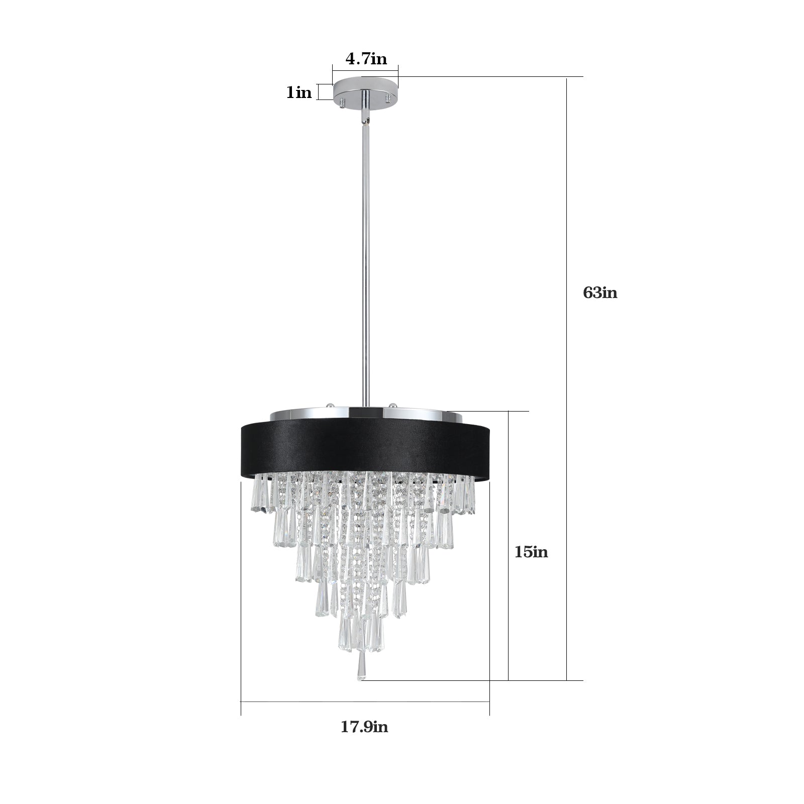 Modern Crystal Chandelier For Living Room Round Cristal Lamp Luxury Home Decor Light Fixture Transparent Modern Crystal