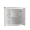 35'' X 28'' Wall Mounted Bathroom Storage Cabinet, Medicine Cabinet, Modern Bathroom Wall Cabinet With Mirror, Mirror Cabinet With 6 Open Shelves Not Include Bathroom Vanity White Bathroom Mdf