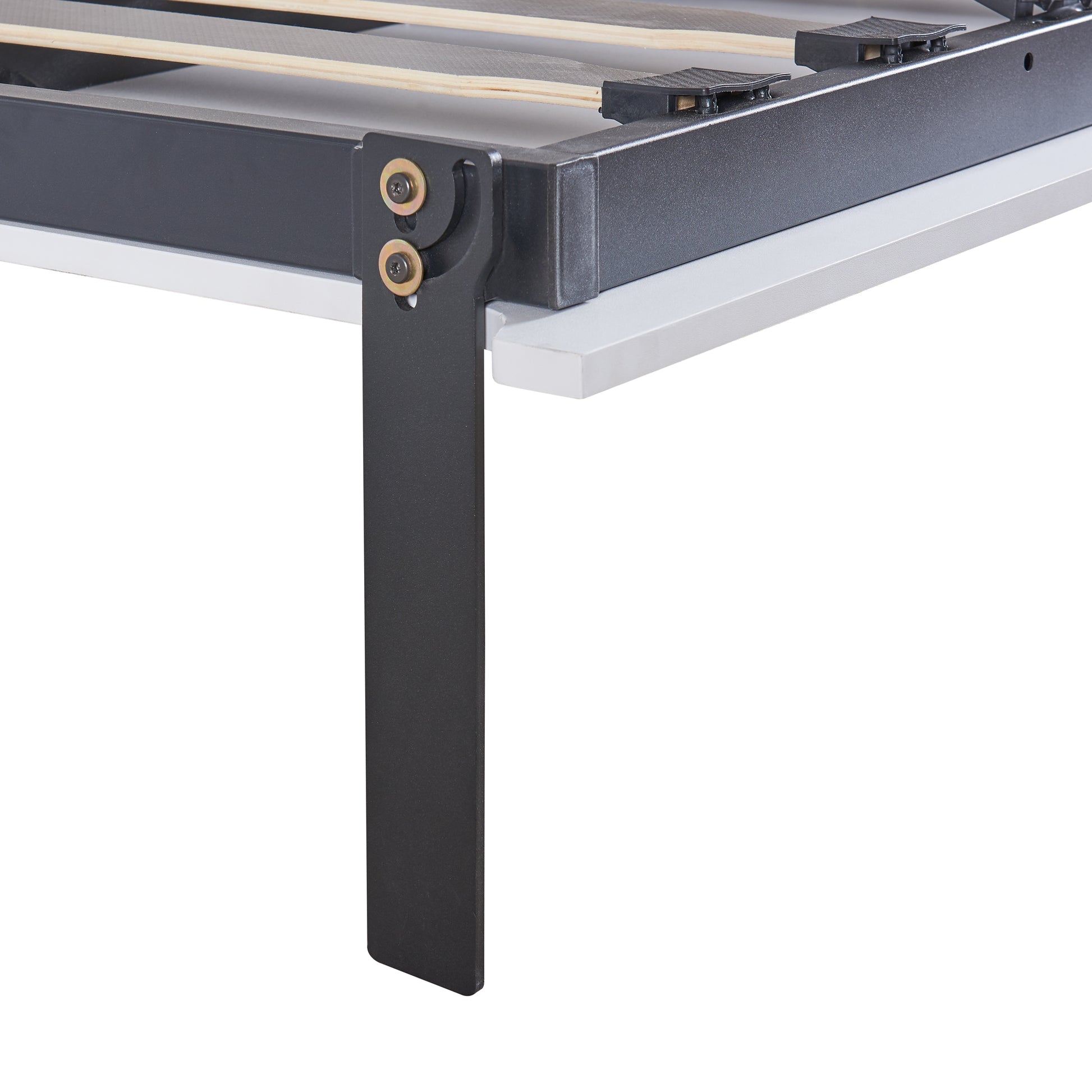 Twin Size Murphy Bed With Open Shelves And Storage Drawers,Built In Wardrobe And Table, White Twin White Solid Wood Mdf