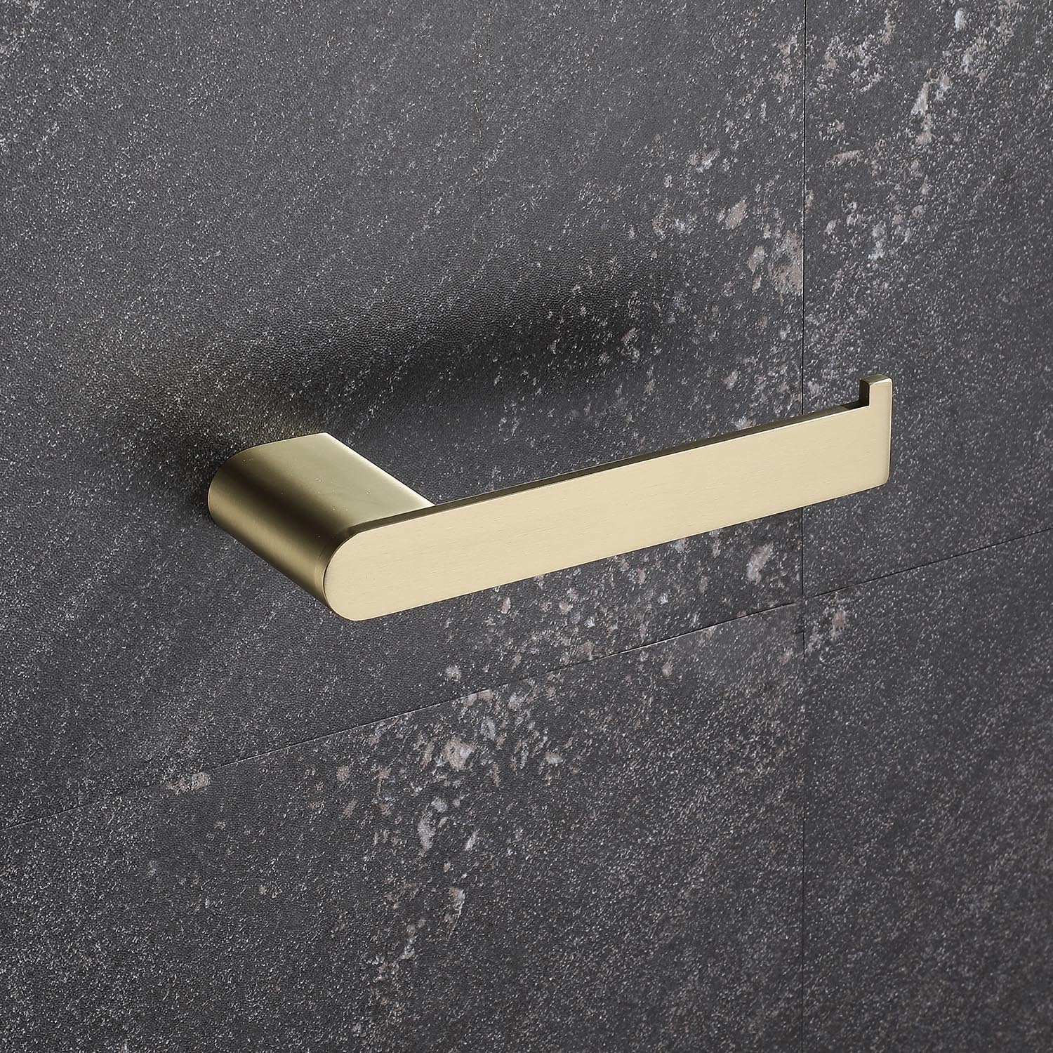 5 Piece Bathroom Hardware Set brushed gold-stainless steel