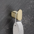 5 Piece Bathroom Hardware Set brushed gold-stainless steel