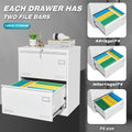 Filing Cabinet Lateral File Cabinet 2 Drawer,