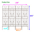 4 Pack Metal Garden Trellis 71