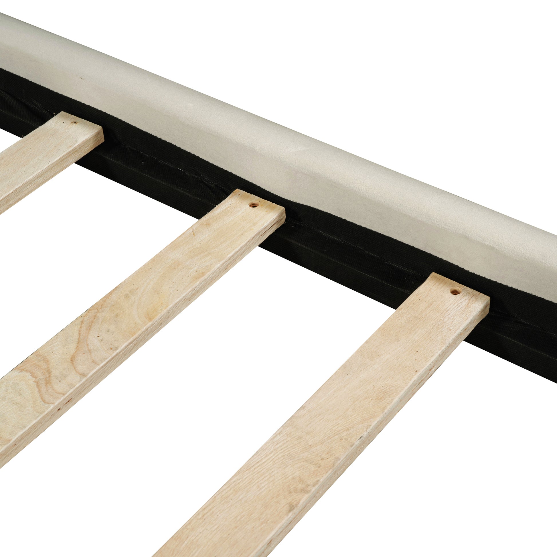 Full Size Velvet Platform Bed With Led Frame, Thick & Soft Fabric And Button Tufted Design Headboard, Beige Beige Velvet