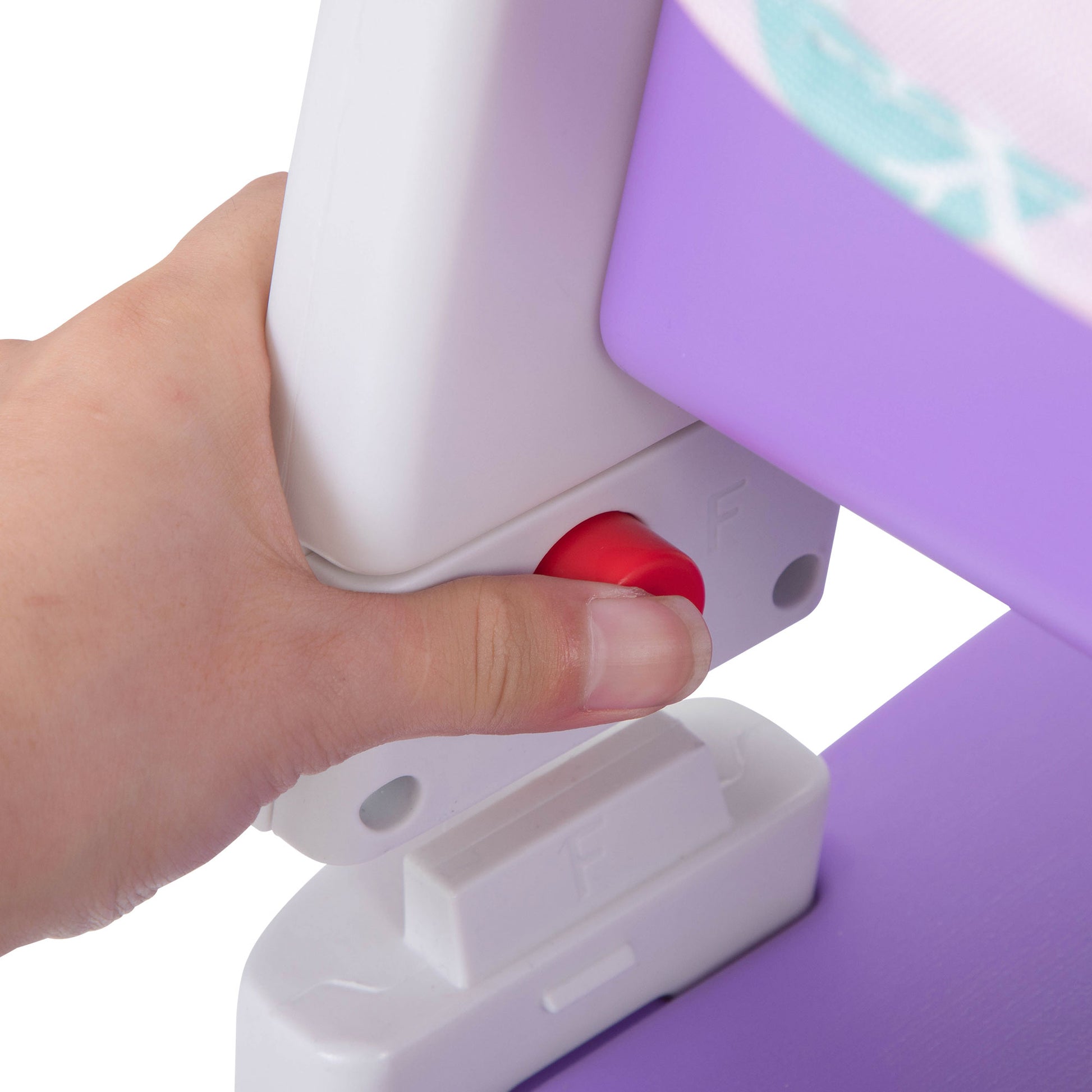 Convertible High Chair For Babies, Booster Seat With Safety Belt Feeding Tray, Toddler Chair And Table Set, Purple And White Purple Polypropylene