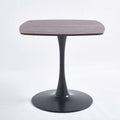 Special Dining Table,Mdf Dining Tablekitchen Table,Black And Walnut,Exective Desk Matte Black Mdf