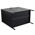 30 Inch Freestanding Bathroom Vanity With Ceramic SInk black-2-bathroom-freestanding-modern-steel