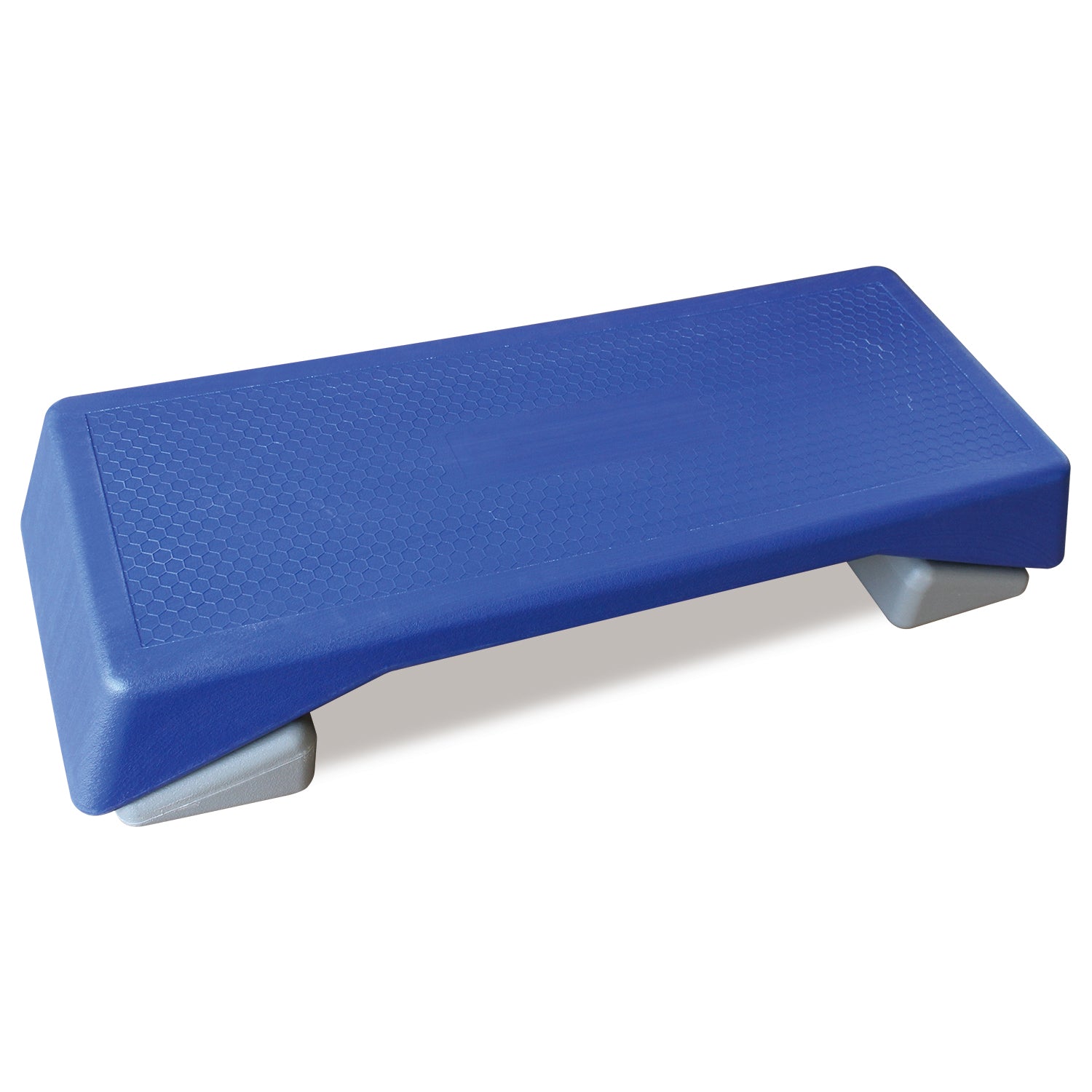 Aerobics Step Platform Height Adjustable Fitness Equipment Stepper Trainer Exercise Step Platform Sliding Lifting Pad Blue Blue Gray Plastic
