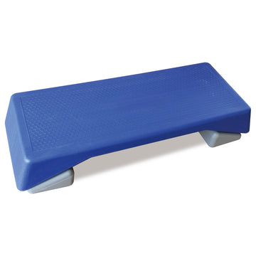 Aerobics Step Platform Height Adjustable Fitness Equipment Stepper Trainer Exercise Step Platform Sliding Lifting Pad Blue Blue Gray Plastic