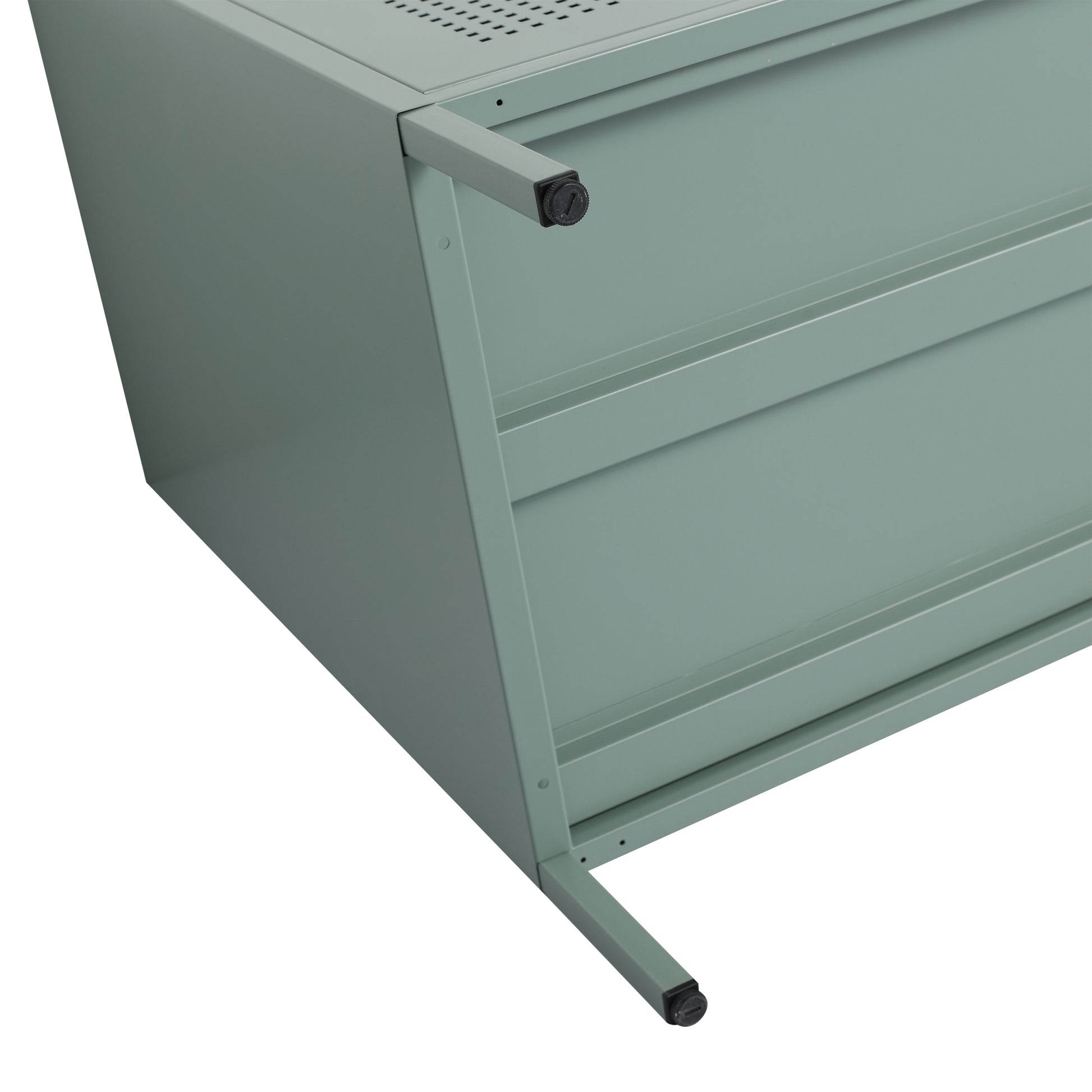 30 Inch Freestanding Bathroom Vanity With Ceramic SInk mint green-2-bathroom-freestanding-modern-steel