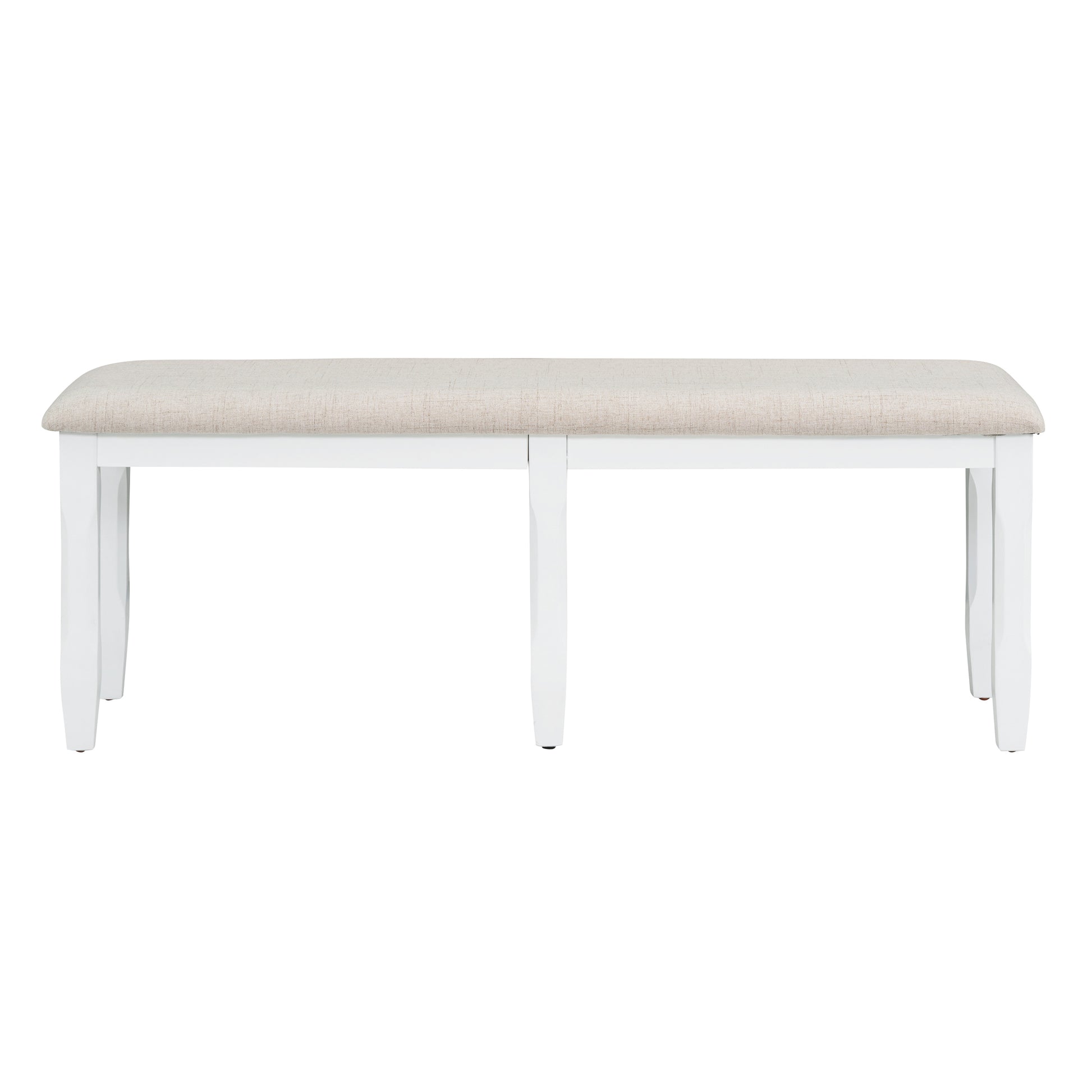 6 Piece Classic Dining Table Set, Rectangular Extendable Dining Table With Two 12"W Removable Leaves And 4 Upholstered Chairs & 1 Bench For Dining Room White Black White Black Solid Wood