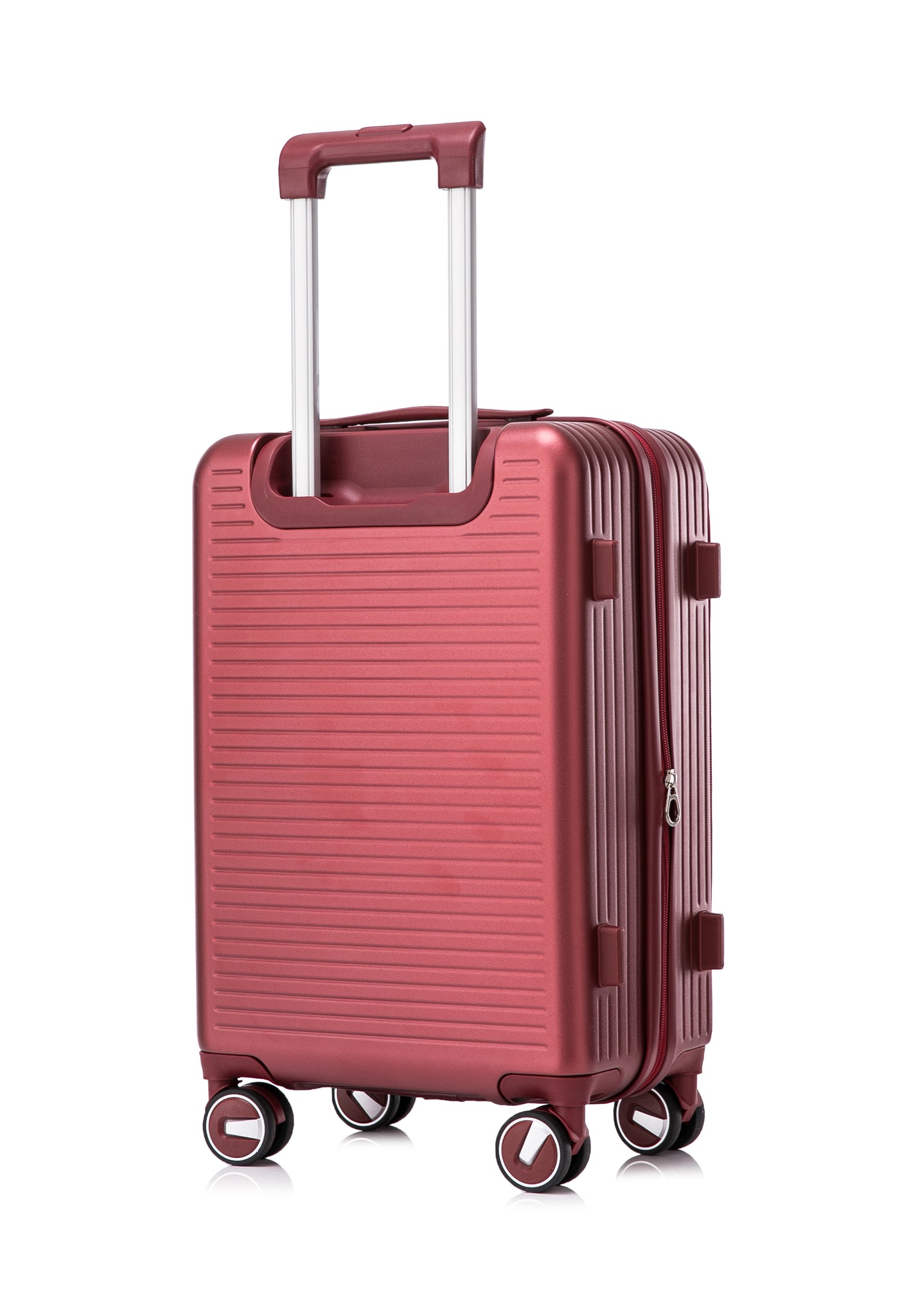 Luggage Sets 3 Piece 20 24 28 , Expandable Carry On wine red-pc
