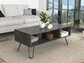 Minnesota Charcoal Coffee Table Brown Mdf Engineered Wood