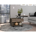 Portland Lift Top Coffee Table Multicolor Mdf Engineered Wood