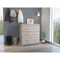 Dove Three Drawer Dresser, Superior Top Beige Mdf Engineered Wood