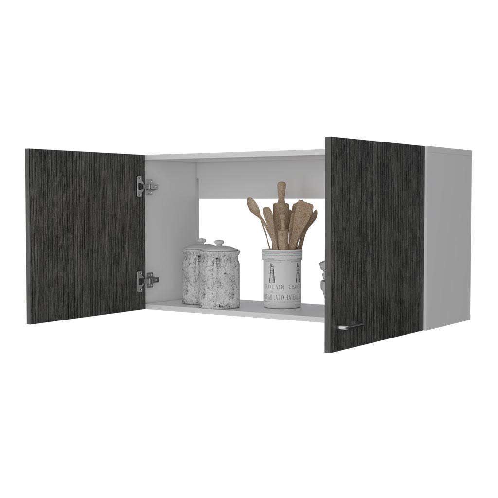 Oklahoma Wall Cabinet, Two Doors Multicolor Mdf Engineered Wood