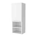 Milwaukee Medicine Cabinet, Two Shelves, Single Door Cabinet, Two Interior Shelves White Mdf Engineered Wood