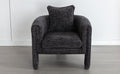 Modern Style Accent Chair Armchair For Living Room, Bedroom, Guest Room,Office,Rock Black Rock Black Upholstered