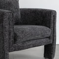 Modern Style Accent Chair Armchair For Living Room, Bedroom, Guest Room,Office,Rock Black Rock Black Upholstered