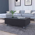 Boston Lift Top Coffee Table Black Mdf Engineered Wood