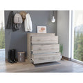 Dove Three Drawer Dresser, Superior Top Black Mdf Engineered Wood