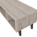 Oregon Coffee Table, Two Open Shelves, Four Legs Beige Mdf Engineered Wood