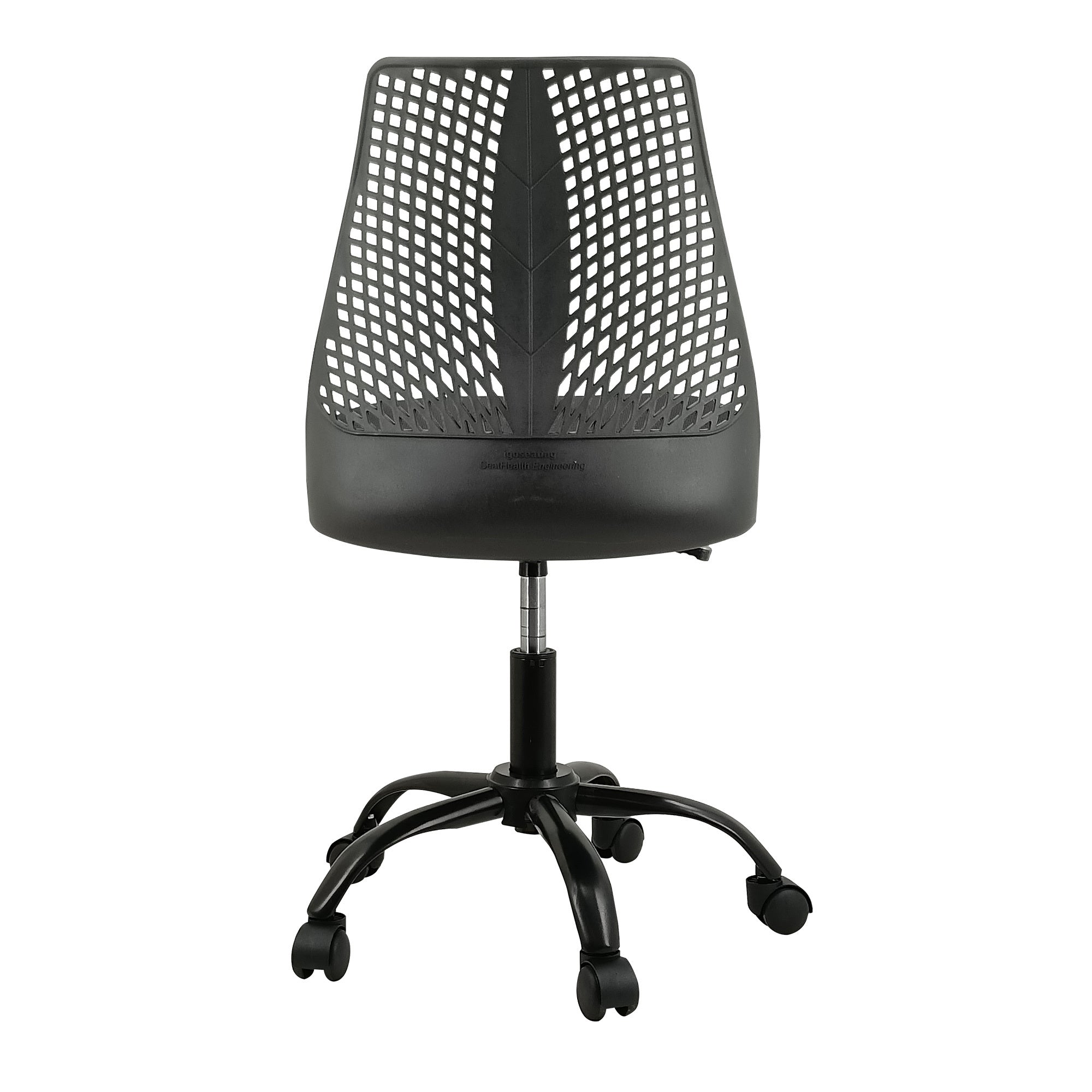 Ergonomic Office and Home Chair with Supportive black+grey-modern-foam-fabric