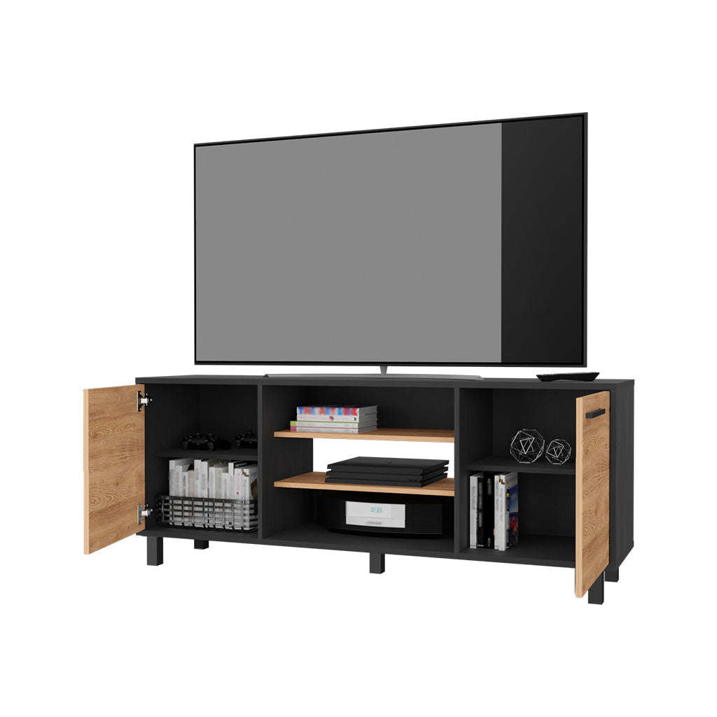 Washington Tv Stand 7 Cubby For Tvs Up To 65'' Multicolor Mdf Engineered Wood