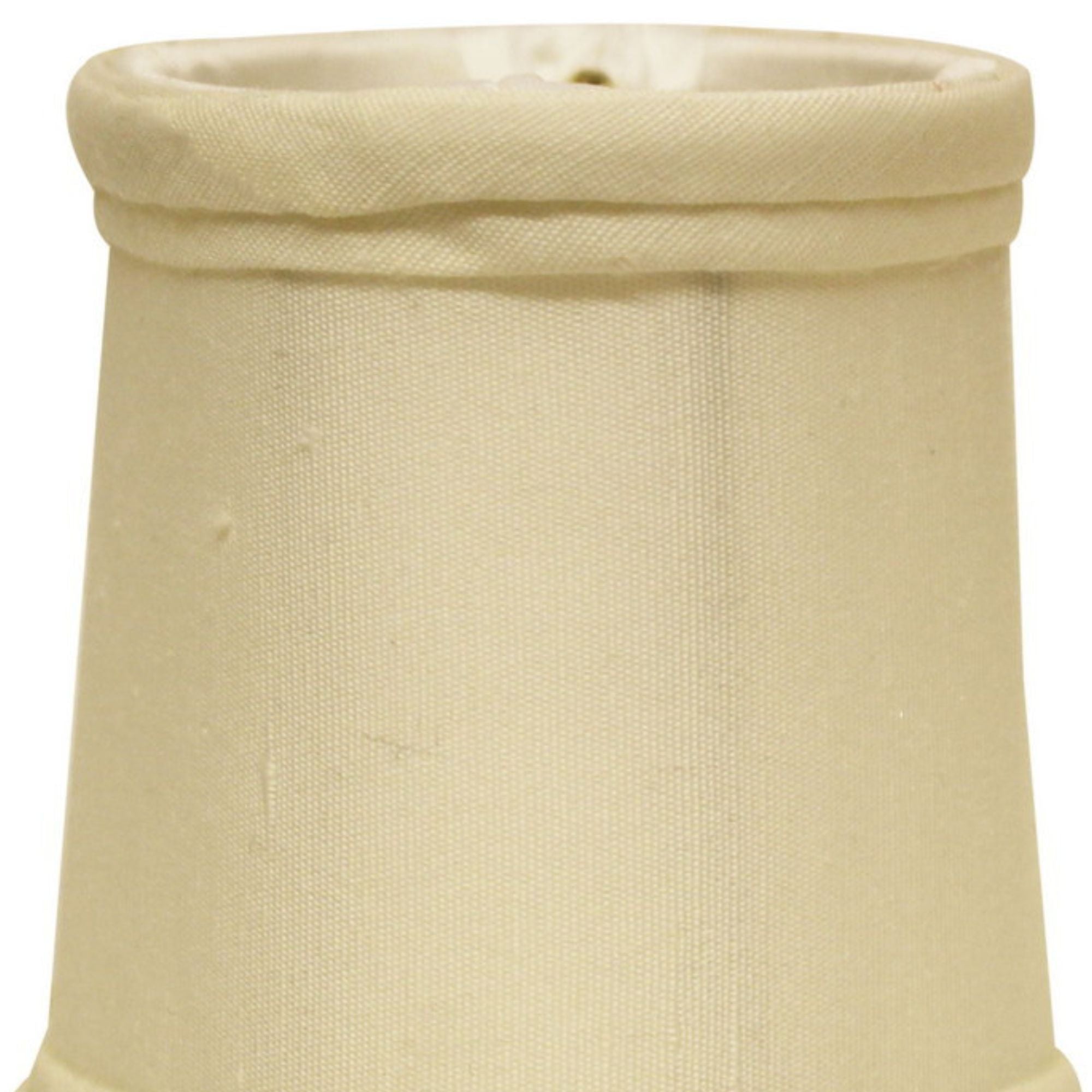 Slant Tissue Shantung Chandelier Lampshade with Flame