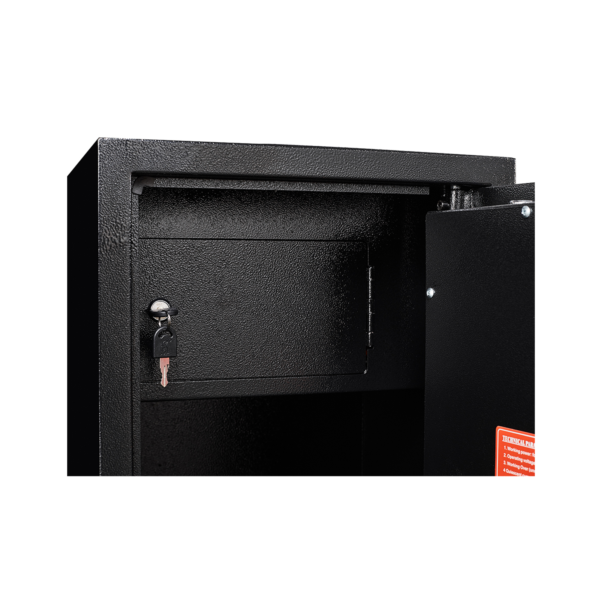 3 5 Gun Safes for Home Rifles and Pistols with Inner black-steel