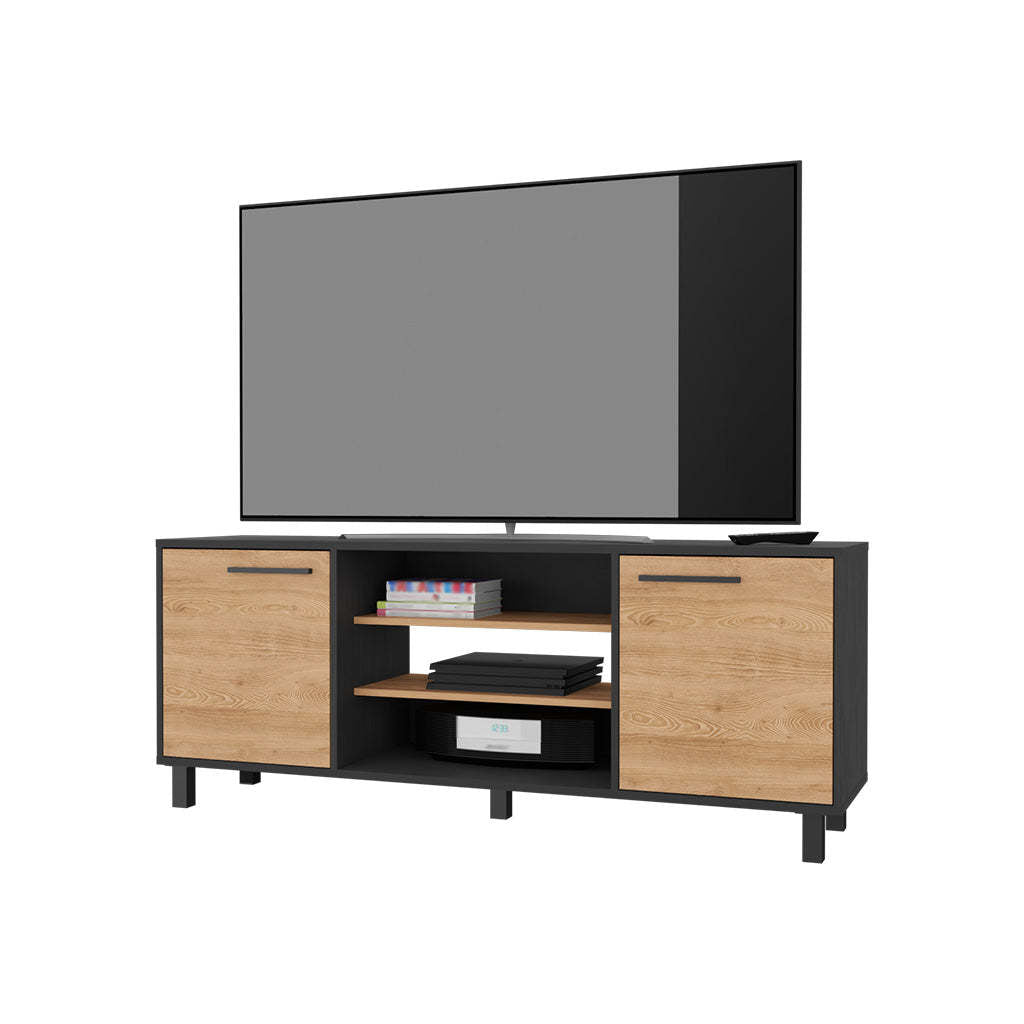 Washington Tv Stand 7 Cubby For Tvs Up To 65'' Multicolor Mdf Engineered Wood