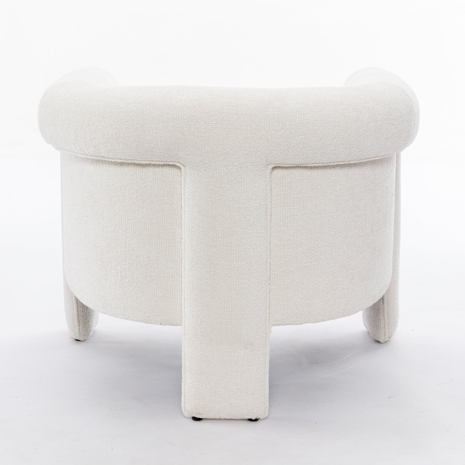 Modern Style Accent Chair Armchair For Living Room, Bedroom, Guest Room,Office, Ivory Ivory Upholstered