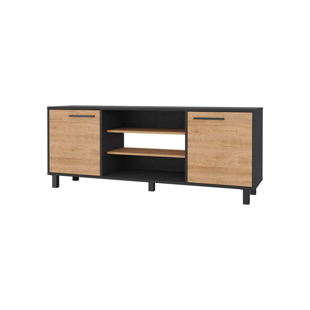 Washington Tv Stand 7 Cubby For Tvs Up To 65'' Multicolor Mdf Engineered Wood