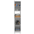 Charlotte Linen Cabinet, 2 Single Door Cabinet, Division, One Shelf Beige Mdf Engineered Wood