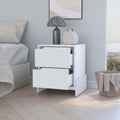 Lovell Nightstand With Sturdy Base And 2 Drawers