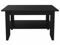 Osceola Coffee Table Black Primary Living Space Modern Pine Rectangular Pine Engineered Wood