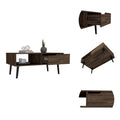 Hamburg Coffee Table, One Open Shelf, One Drawer Brown Mdf Engineered Wood