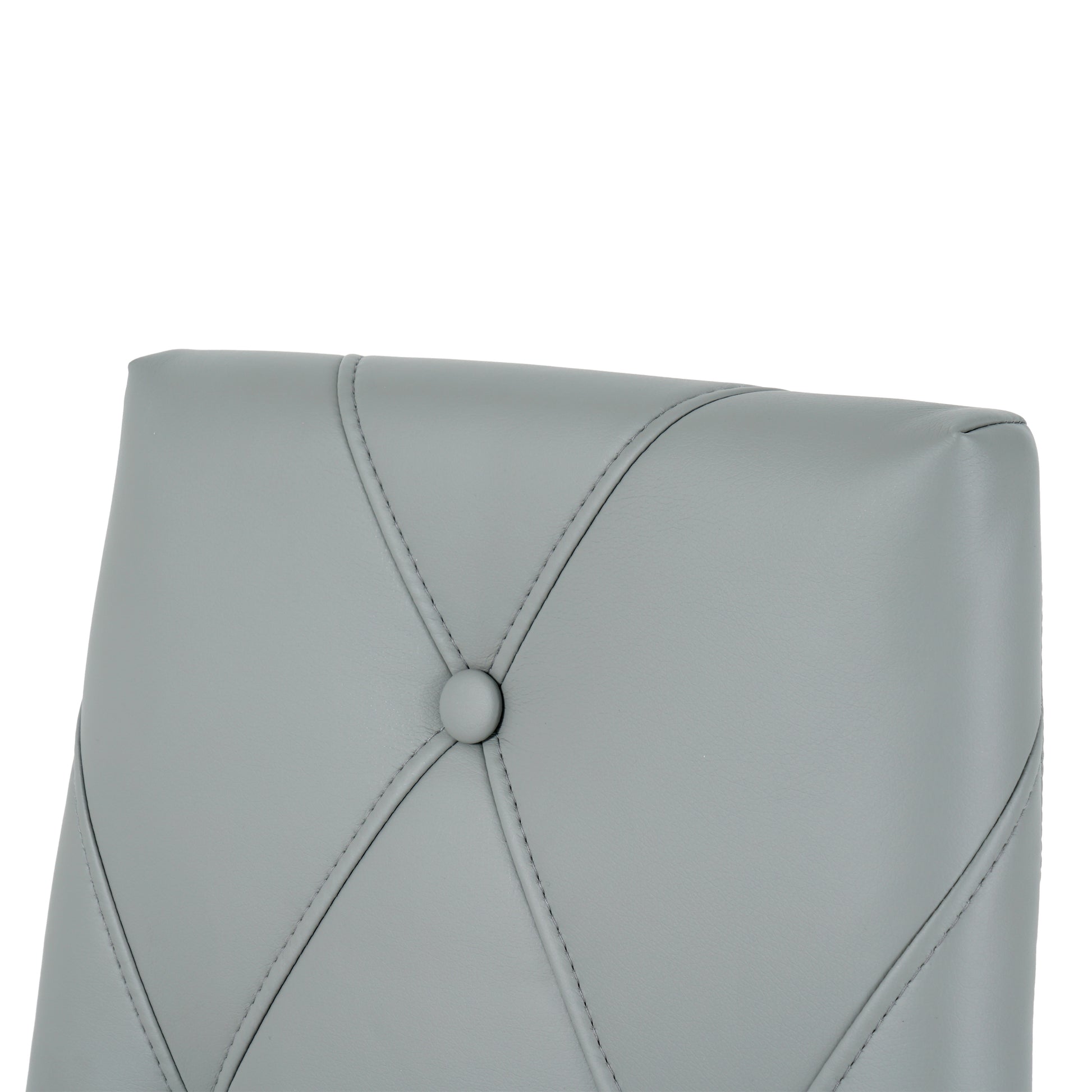 Modern Style Glass Table, Elegant Transparent Design, Durable Support Base, Solid, Selected Materials Made Of Furniture Display Fashion, Suitable For The Living Room Set Of 5 Grey Silver Seats 4 Mdf Glass