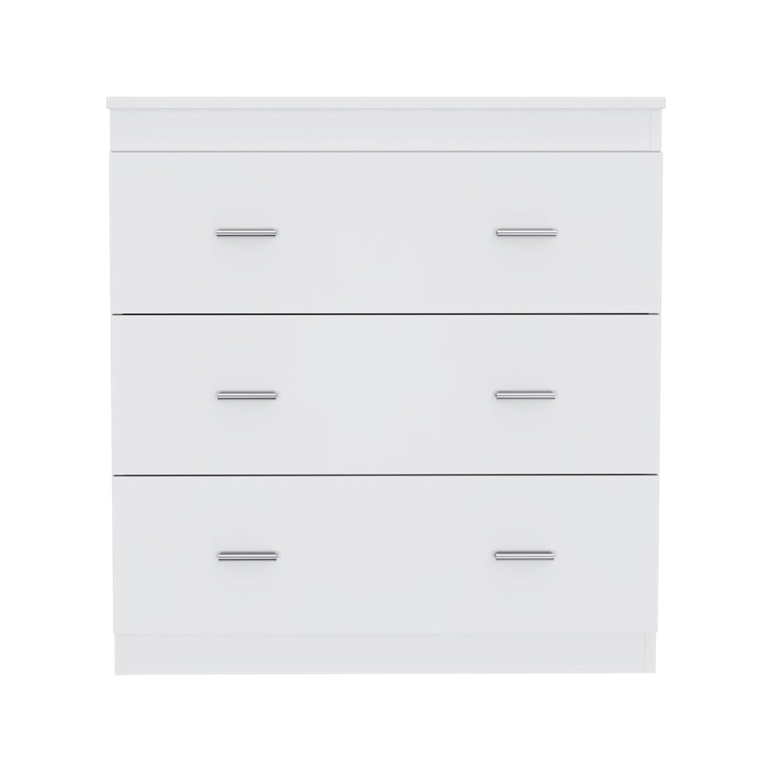 Dove Three Drawer Dresser, Superior Top Beige Mdf Engineered Wood