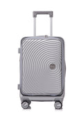 Luggage Sets 3 Piece 20 24 28 , Expandable Carry On silver-pc