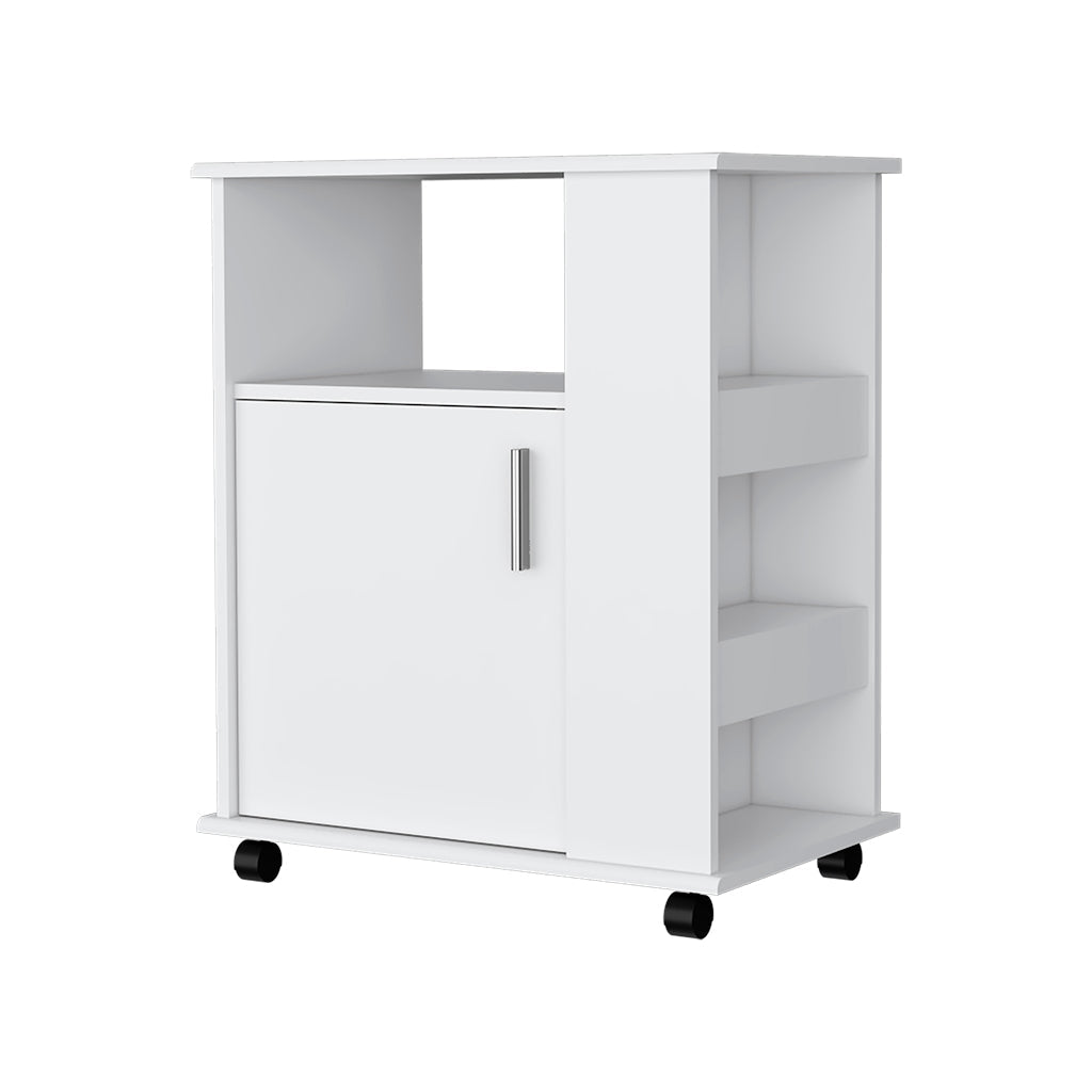 Clayton Kit Lower Microwave Cabinet White Mdf Engineered Wood