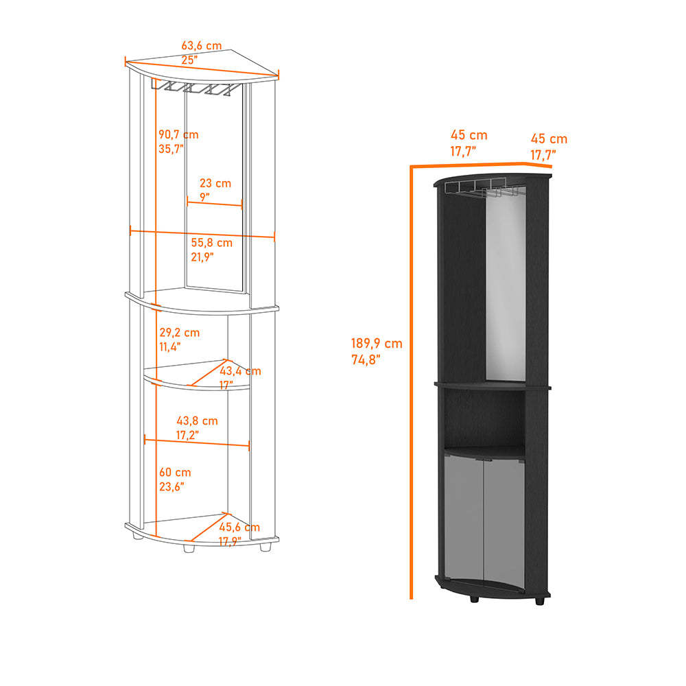 Lisbon Kitchen Island, 3 Tier Shelf And Large -