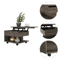 Portland Lift Top Coffee Table Multicolor Mdf Engineered Wood