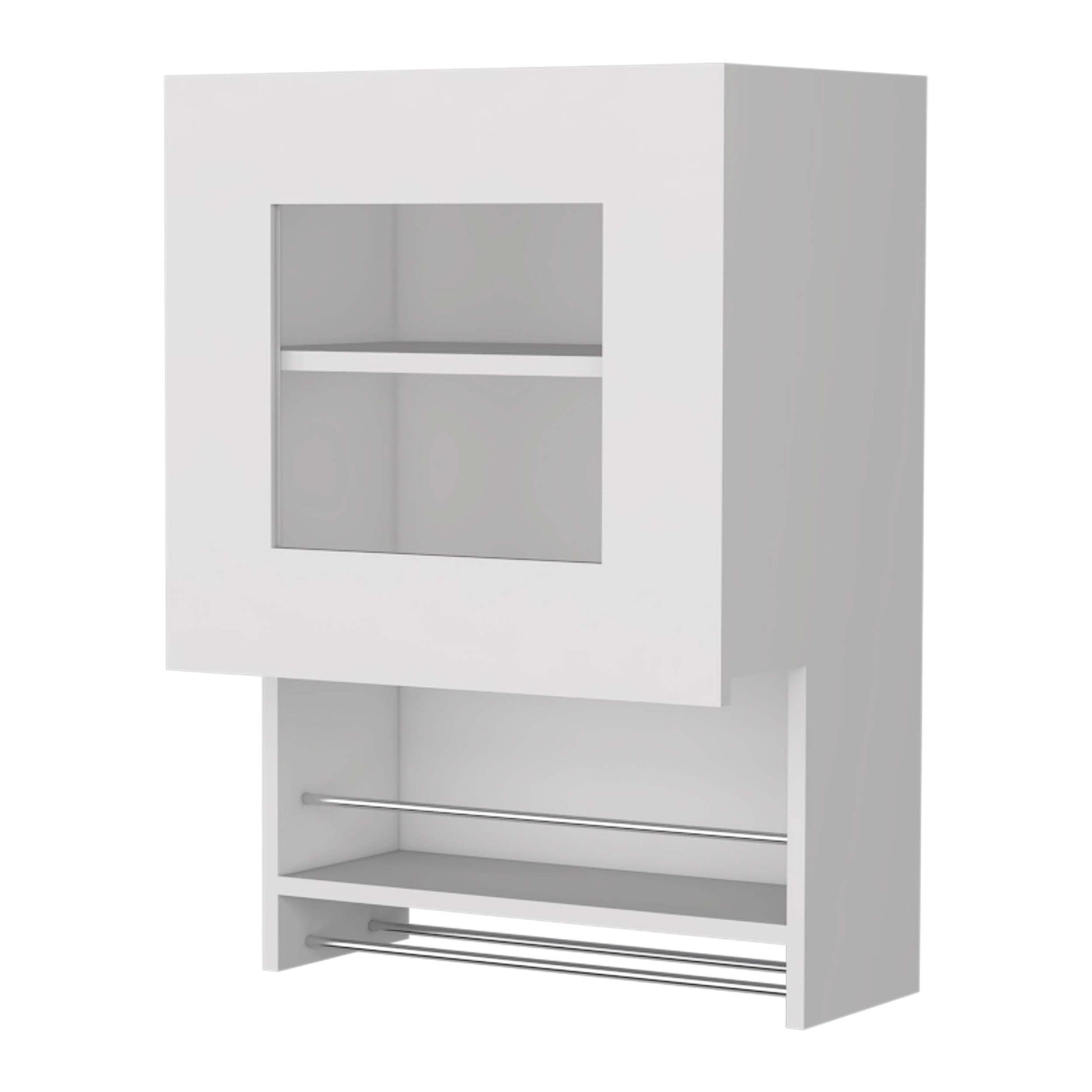 Florence Kitchen Wall Cabinet, Spice And Towel