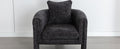 Modern Style Accent Chair Armchair For Living Room, Bedroom, Guest Room,Office,Rock Black Rock Black Upholstered