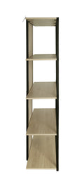 5 Layer Rack,Suitable For Bedroom, Living Room, Study, Dining Room And Entrance Natural Mdf