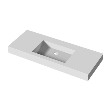 48Inch Solid Surface Single Basin With Mounting