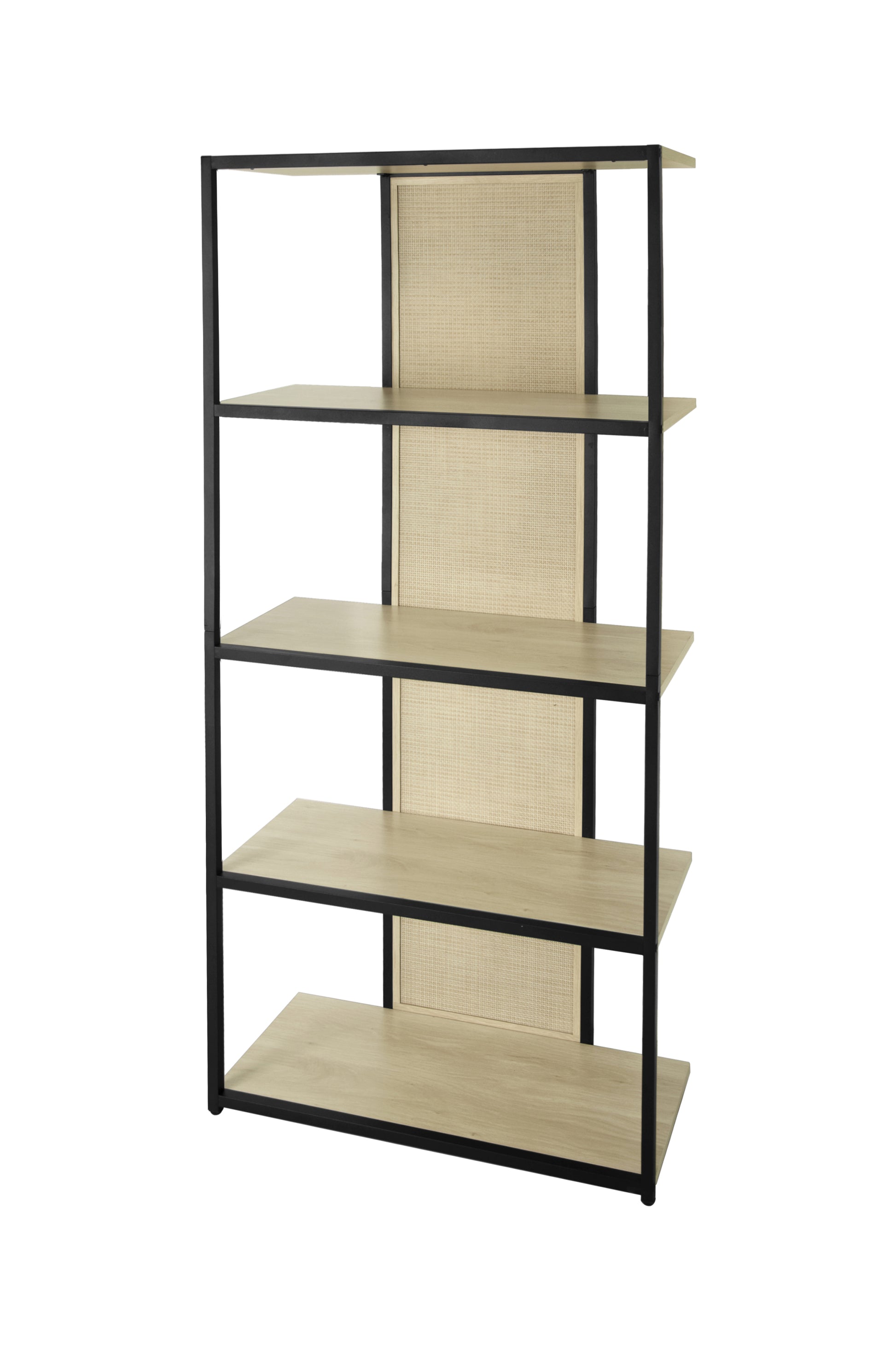 5 Layer Rack,Suitable For Bedroom, Living Room, Study, Dining Room And Entrance Natural Mdf